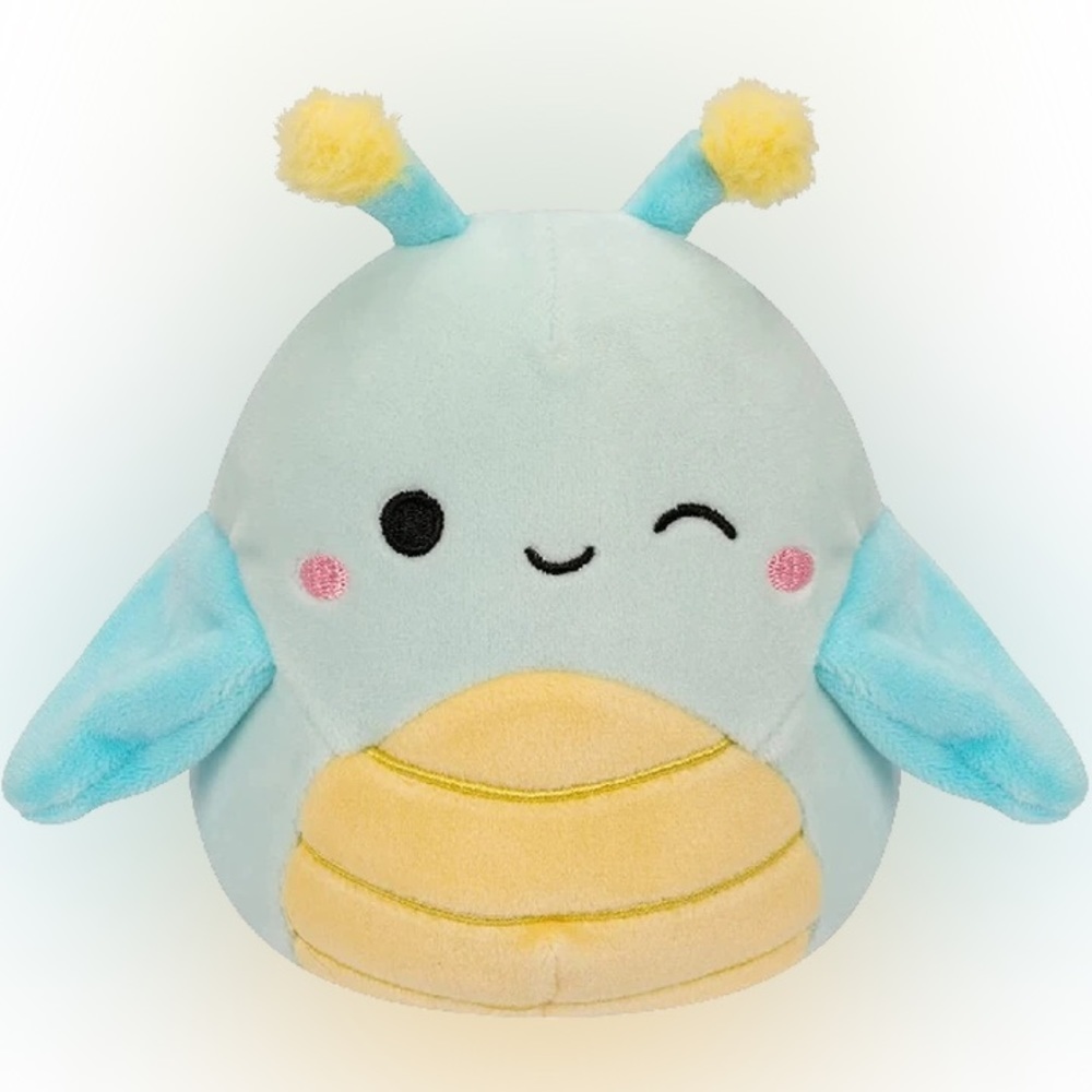 Giles squishmallow 5” grasshopper blue stuff animal collectibles